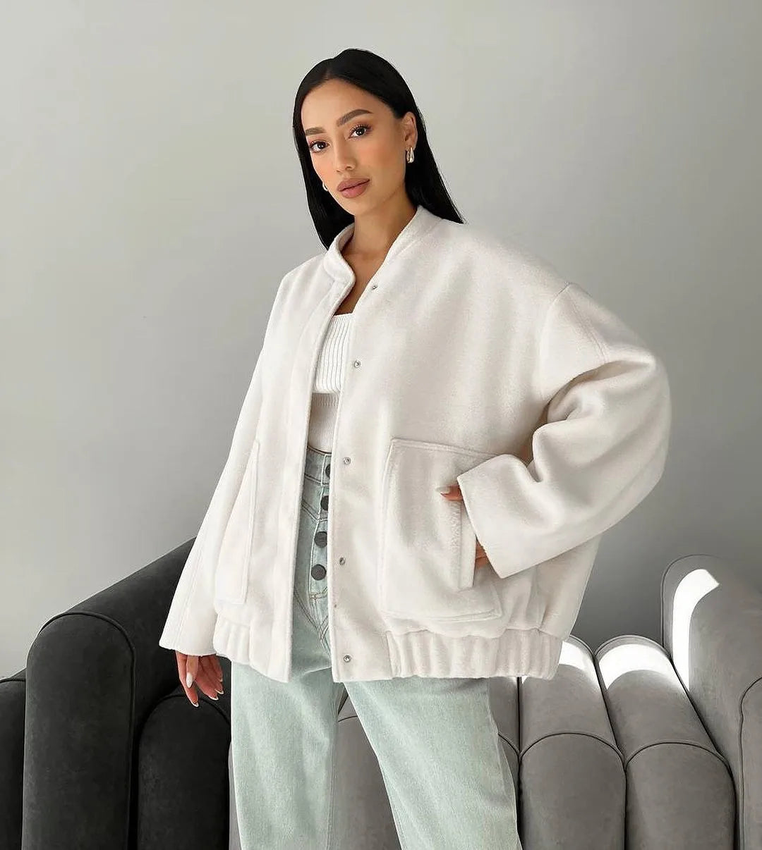 Crane מעיל אוברסייז עם כיסים