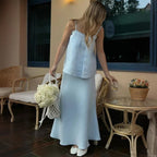 חצאית כותנה קז'ואל דגם סהר