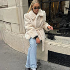 מעיל פרווה אופנתי