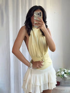 טופ אלגנט צווארון גבוה