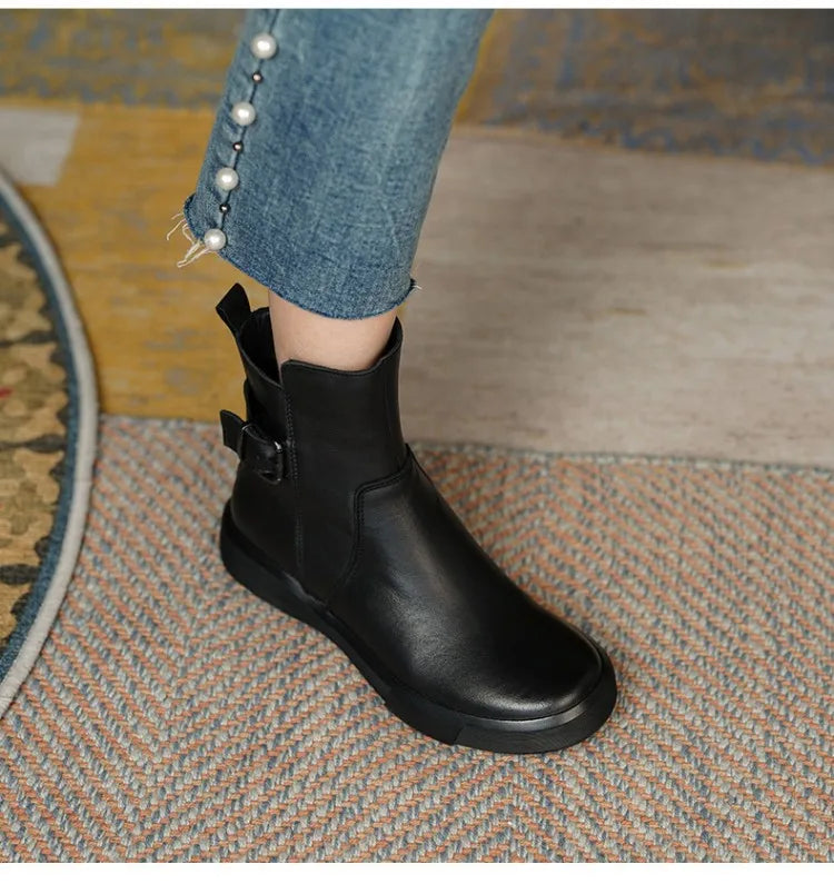 Bruce מגפי צ'לסי עם אבזם