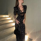 שמלת ערב עיטורי תחרה