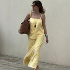 חצאית כותנה קז'ואל דגם סהר