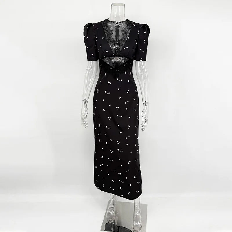 שמלת ערב עיטורי תחרה