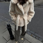 מעיל פרווה אופנתי