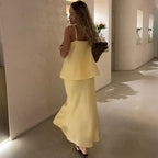 חצאית כותנה קז'ואל דגם סהר