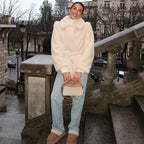 מעיל פרווה אופנתי