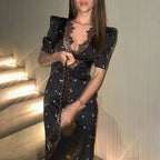 שמלת ערב עיטורי תחרה