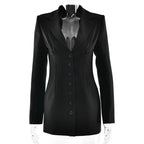 שמלה בעיצוב חליפתי