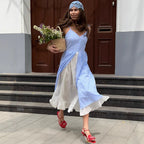 שמלה קלאסית כתפיות צרות