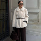 מעיל פרווה אופנתי