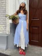 שמלה קלאסית כתפיות צרות