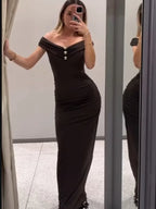 שמלת ערב סטרפלס אילין