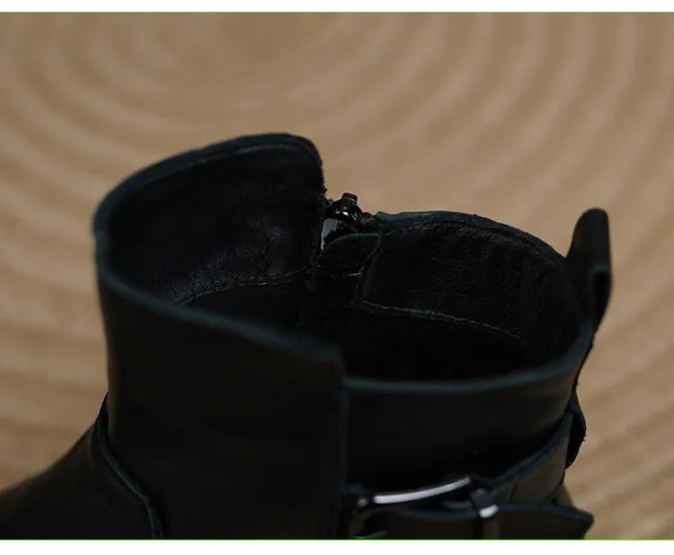 Bruce מגפי צ'לסי עם אבזם