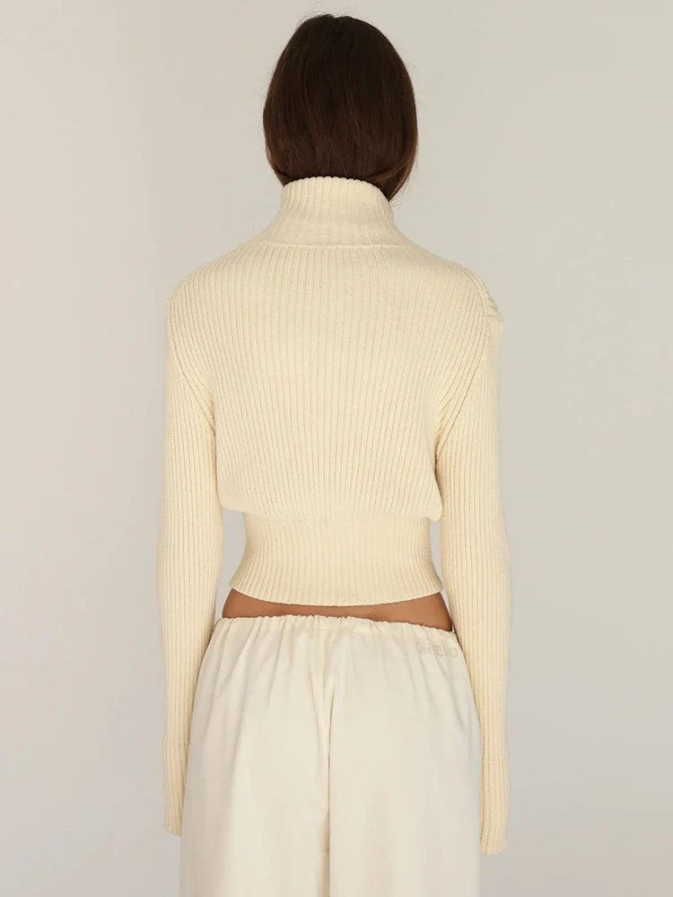 סוודר קרדיגן עם רוכסן